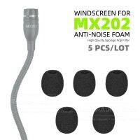 สำหรับ SHURE MX202 Microflex MX 202 B MX202B Overhead Windproof Mic Cover กระจกหน้ารถไมโครโฟนโฟมฟองน้ำกรอง Pop