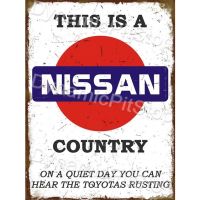 Nissan Country Rustic Tin Sign Retro Mental Iron Painting（Only one size: 20cmX30cm）(Contact seller, free custom pattern)