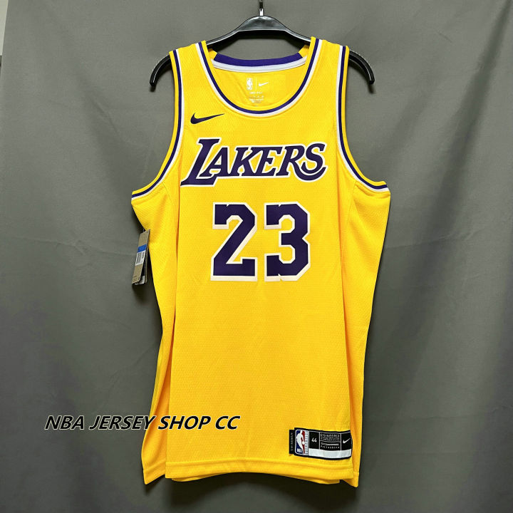 LeBron James Lakers 23 Yellow City Edition Jersey in 2023