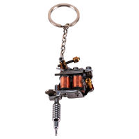 แบบพกพา Mini Tattoo Machine Tattoo Supply ปืนพวงกุญแจเป็นจี้เครื่องประดับ