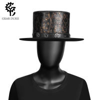 Steampunk Halloween European And American Retro Pattern Plague Doctor Neutral Magic Hat Gentleman Top Hat Female Gift