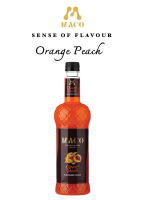 มาโค่ ไซรัป ส้มพีช ขนาด 750 มล. (Maco Orange Peach Syrup 750 ml.) **รับฟรี หัวปั๊ม 1 อัน ทันที**