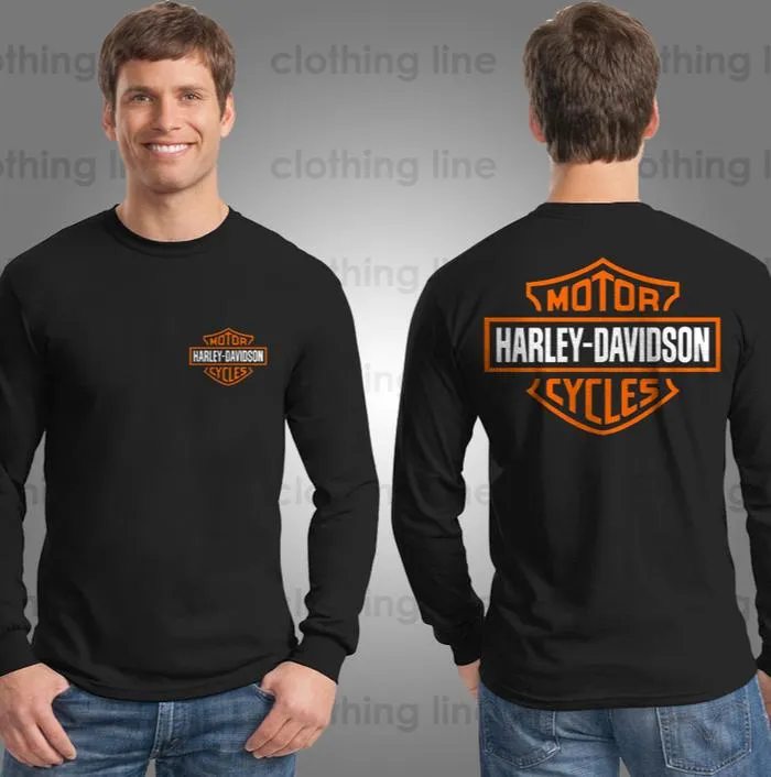 KAOS BAJU HARLEY DAVIDSON MOTOR CYCLES LENGAN PANJANG Lazada Indonesia