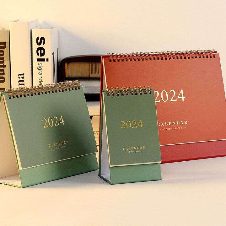 2024 Desktop Calendar Portable Schedule Table Planner Daily Weekly Date