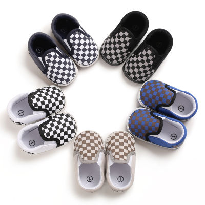 รองเท้าเด็กทารกแรกเกิดตรวจสอบรองเท้าผ้าใบรองเท้ากันลื่นรองเท้าเด็กรองเท้าลำลองรองเท้าล้างบาป