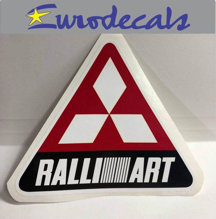 Eurodecals Ralliart Triangle printed sticker | Lazada PH