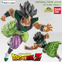 งานแท้ 100% แมวทอง Bandai จากการ์ตูนเรื่อง Dragon Ball Super Z ดราก้อนบอล ซุปเปอร์ แซด Styling Saiyan Broly ซุปเปอร์ไซย่า โบรลี่ Angry Anger Candy Toy Shokugan Ver Original Figure Genuine from japan ฟิกเกอร์ โมเดล ตุ๊กตา อนิเมะ ของขวัญ Anime Model