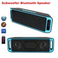 Portable Wireless Bluetooth Speaker Stereo Subwoofer TF USB FM Radio Built-in Mic Dual Speaker Super Bass Sound Speakers AUX