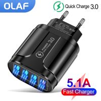 【Aishang electronic】Olaf USBCharger Quick Charge 3.0Charger ForS10 S21fast ChargingPhone Charger Adapter