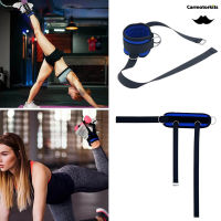 Pedal-Type ข้อเท้าสายรัดคงที่ Telecopic ไนลอน Body-Building Foot Support Buckle สำหรับยกน้ำหนัก Dumbbel Barbell