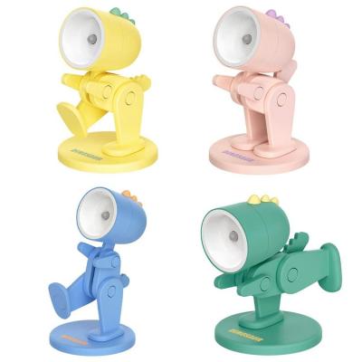 Mini Desk Lamp Dinosaur Cute Night Light for Kids Cute Mini Lamp Student Learning Eye Protection Adjustable Desk Lamp for Home Bedroom Decoration there