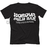 [หรูหรา] Korova Milk Bar T เสื้อผ้าฝ้าย100 Droogs A Clockwork สีส้มผู้ชายฤดูร้อน Tee เสื้อชายยี่ห้อ T เสื้อ Man T เสื้อ