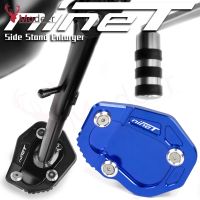 ✿☽ CNC Aluminum Motorcycle Kickstand Extension Plate Side Stand Enlarger Pad For BMW R NINE T R NINET 2017 2018 2019 2020 2021