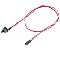 10pcs/lot 50cm Long Power Button Switch Cable for PC Switches Reset Computer Power Momentary Automatically Reset Push Button SW