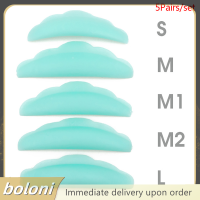 ? boloni 5คู่ขนตา perming Pad ซิลิโคนดัดผมแท่งขนตายกโล่เครื่องมือแพทช์