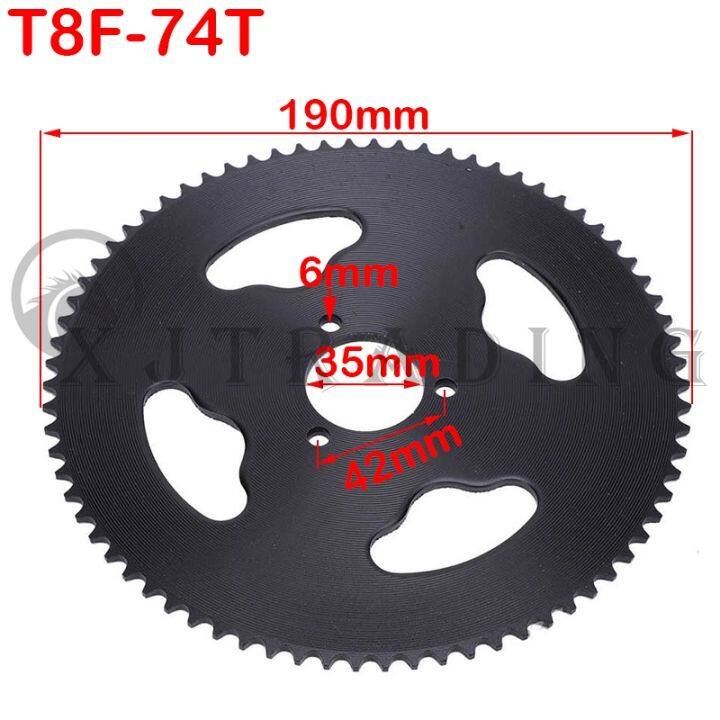 เฟืองโซ่ด้านหลัง-t8f-136-74ถึง35มม-โซ่ลิงก์สำหรับ43cc-49cc-รถจักรยานยนต์ขนาดเล็กสกูตเตอร์เครื่องยนต์2จังหวะกระเป๋าจักรยานรถเอทีวีควอดไบค์-zdu8t1dr-ขนาดเล็ก