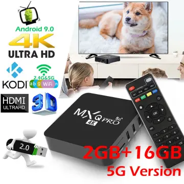 Android 10.0 TV Box Qpro Quad Core HD 4K Media Stream Player Mini PC 2.4G