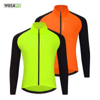 WOSAWE Breathable Mesh Cycling Jersey MTB Downhill Mountain Bike Jersey Long Sleeve Summer UV Protection Bicycle Clothing