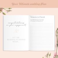 Wedding Planner Book and Organiser the Complete Bridal Planning Journal for Engaged Couples A5 Hardcover Notebook