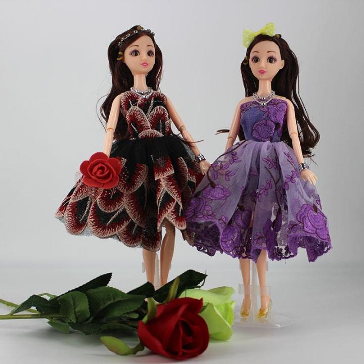 HCM]Búp bê Barbie cô dâu váy xoè xinh xắn khớp tay và chân đầu ...