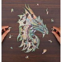 2021 Wooden Animal Jigsaw Puzzles 3D Puzzle Wood DIY Crafts Gift for Adults Kids Educational Toy for Kids