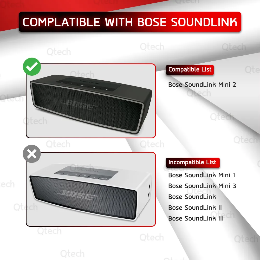 Qtech - รับประกัน 1 ปี – BOSE Soundlink Mini 2 แบตเตอรี่ ลำโพงบลู