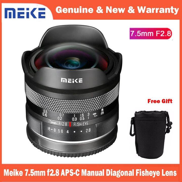 Meike 7.5mm F/2.8 Ultra Wide Angle Manual Focus Diagonal Fisheye