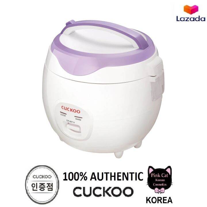 CUCKOO Electric Rice Cooker CR0671V Warmer (6 Cups) Lazada PH