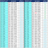 ซิมการ์ดระบบเติมเงิน ราคา 169.- ยังไม่ลงทะเบียน เลือกเบอร์ในรูปค่ะ หมวดที่ 1