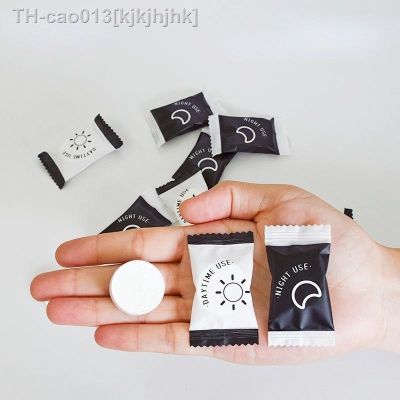 【jw】❐∈☞  Day and Night Compressed Disposable Capsules Face Tablet Wipes Paper Tissue
