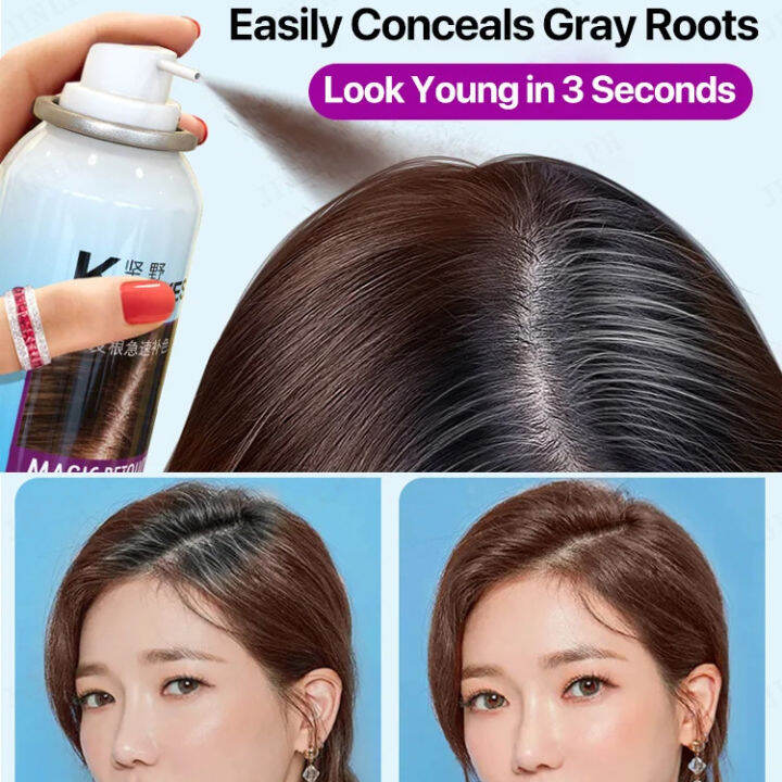 Jinli KINGYES Magic Root Retouch Hair Color Spray | Lazada PH