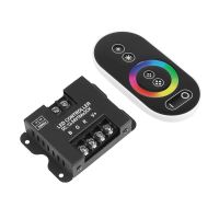 30A Contact RGB RF Remote Control DC 12V 24V 3Channelx10A 360W/720W Controller for Light Accessoires SMD 5050