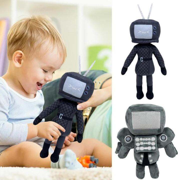 Titan TV Man Doll Funny Plush Skibidis Plush Toy Cartoon Doll Horror ...