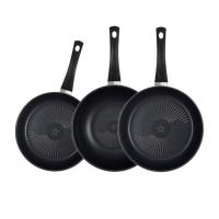 Happycall New Comfort Diamond Frying Pan Wok 3P Set (Cant be used in induction)