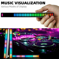 RGB Voice-Activated Pickup Rhythm Light Colorful Sound Control Ambient Light Music Level Indicator Car Desktop LED Light