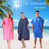 Diving Suit Change Robes Poncho with Hood Microfiber Quick Dry Wetsuit Diving Suit Absorbent Sweat-absorbent Swim Robe