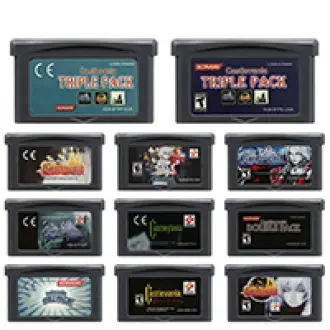 GBA Moemon Black 2 and White 2 Game Cartridge 32 Bit Video Game