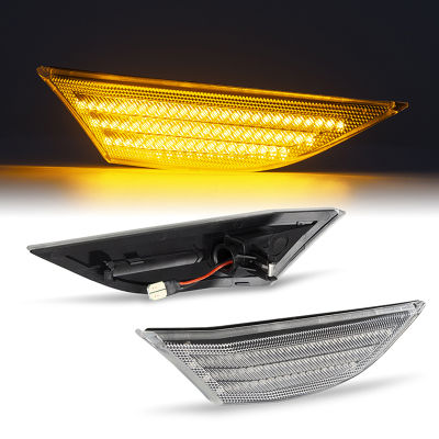 2Pcs Dynamic Amber LED Side Marker Turn Signal Sequential Blinker Light For Porsche 991 911 982 981 Boxster Cayman 718 Canbus