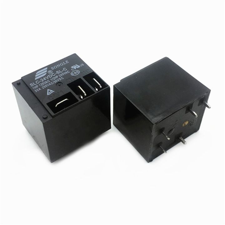 10pcs-relay-slc-05vdc-sl-c-slc-12vdc-sl-c-slc-12vdc-sl-a-t91-5v-12v-24v-black-electrical-pcb-power-relay-30a-250vac-4pin-5pin