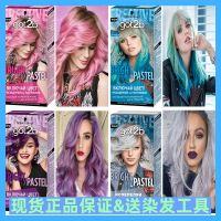 German Schwarzkopf ammonia-free got2b hair dye grandma gray turquoise purple pink 2022 popular color dyed by yourself