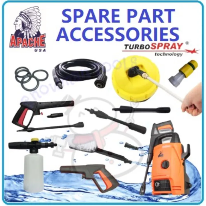 HM4411 PW1200 APACHE SPARE PART HIGH PRESSURE WASHER WATERJET TURBO