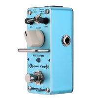 AROMA AOV-3 Ocean Verb Digital Reverb Electric Guitar Effect Pedal Mini Single Effect with True Bypass