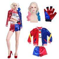 harley quinn เสื้อแจ็คเก็ตคอสเพลย์สําหรับเด็กผู้ใหญ่แขนยาว QC7301503