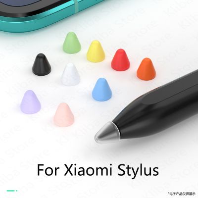 【lz】◇  Silicone Lápis Dica Capa para Xiaomi Caneta Inteligente Mute Nib Case Touchscreen Stylus Case 10pcs