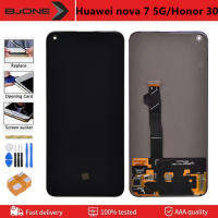 6.53นิ้วสำหรับ Huawei Nova 7 5G/Honor 30 TFT จอแสดงผล LCD Digitizer หน้าจอสัมผัสที่สมบูรณ์จอแสดงผลส่วนซ่อม