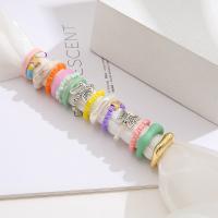 16/15/5 Pcs Multi-color Small Flower Ring Korean Hand-woven Bead Ring Rice Beads Ring Women Girl Jewelry Small Fresh Style Ring