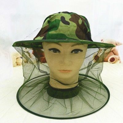 [hot]Digital Camouflage Insect Mosquito Net Net Fishing Hunting Outdoor Camping Hat Fishing Mask Hat
