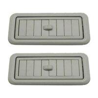 2X Car Interior Roof Top A/C Air Conditioner Outlet AC Vents for Land Cruiser Prado LC150 150 2010-2017 Grey