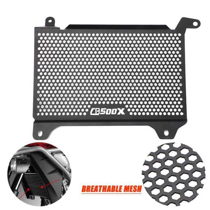 REWOLFNUS Motorcycle Radiator Guard Radiator Grille Protective Cover For Honda CB500X 2013-2023 - Color CB500X 2013