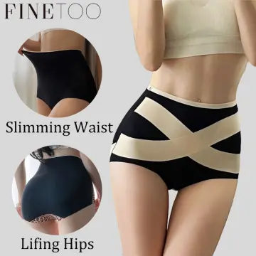 FINETOO 5pcs Women's Solid Color High Waist Seamless Comfortable